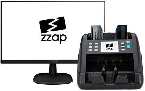ZZap Bill Value Counter & Counterfeit Detector - Money Cash Currency Machine (NC55)