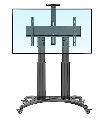 ALcorY Aluminum AVF1800-70-1P TV Mobile Cart with AV Shelf & Camera Holder for 65"-85" TVs