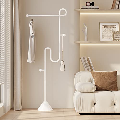 BinOxy Freestanding Coat Rack Clothes Storage Display Rack - Gold