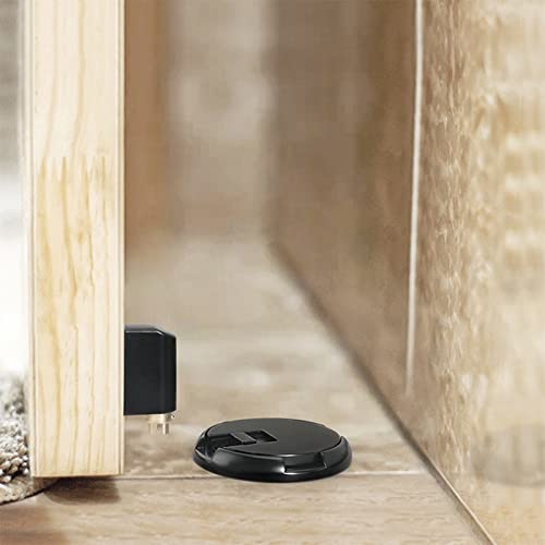 Zinc Alloy Mechanical Door Stop Nail Free Door Stopper - White-Fruit peach5, Size 1