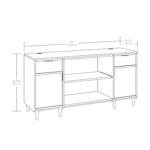 Sauder Natural Maple Finish Credenza