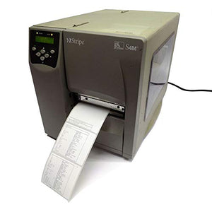 Zebra S4M Direct Thermal Label Printer with USB, Serial and Parallel Ports, 6 in/s Print Speed, 203 dpi Print Resolution, 4.09" Print Width, 110/220 VAC
