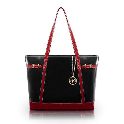 McKleinUSA SERAFINA 97565 Black Leather Women's Business Tote