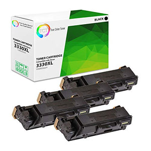 TCT Premium Compatible Toner Cartridge Replacement for Xerox 106R03624 Black Extra High Yield Works with Xerox Phaser 3330, WorkCentre 3335 3345 Printers (15,000 Pages) - 4 Pack