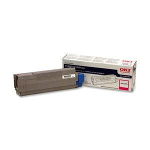 Okidata 43381902 C5500 C5650 C5800 Toner Cartridge (Magenta) in Retail Packaging