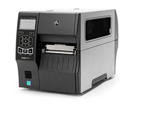Zebra Technologies ZT41043-T410000Z Series ZT410 4" DT/TT Tabletop Printer, 300 dpi Resolution, Tear Bar, Power Cord with US Plug, USB 2.0/RS-232 Serial/10/100 Ethernet, Bluetooth 2.1, EZPL, Rewind