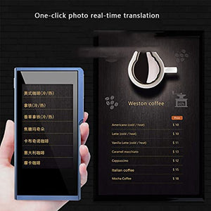 UsmAsk Language Translator Device - 9 Offline & 63 Real-time Languages - Portable Voice Translator (Black)