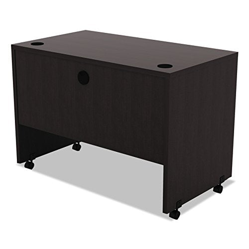 Alera ALE Valencia Series Mobile Workstation Desk, 41 3/8 x 23 5/8x 29 7/8, Espresso