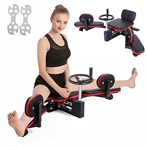 UNIGLE Leg Stretcher 330LBS Heavy Duty Leg Stretching Training Machine for Home Gym Foldable Leg Stretcher Strength Training Equipment Improve Flexibility Perfect for Dancer Men/Women