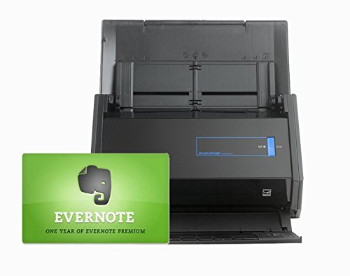 Fujitsu CG01000-289301 ScanSnap iX500 Document Scanner with Evernote Premium (1 Year License and Warranty)