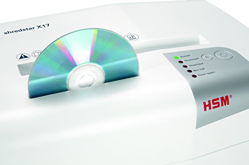 HSM shredstar X17 Cross-Cut Shredder; Shreds Up to 17 Sheets; 6.9-Gallon Capacity Shredder