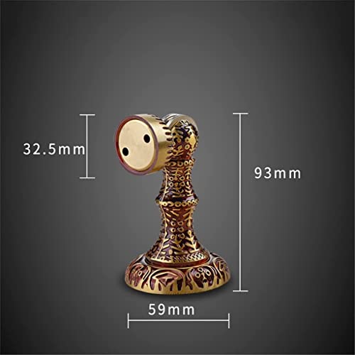 European Style Copper Door Stopper Furniture Hardware Anti-Collision Bathroom Door Stopper (Color: C)