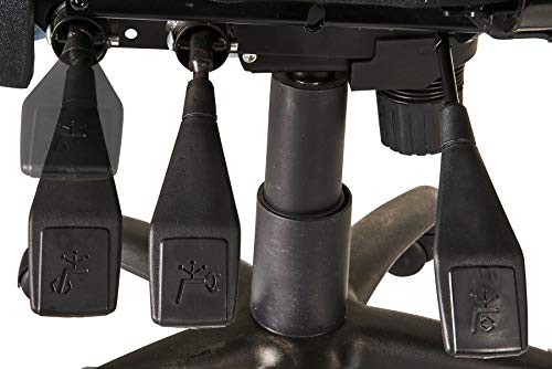 Alera ALEET4117 Etros Series High-Back Multifunction with Seat Slide Chair, Black