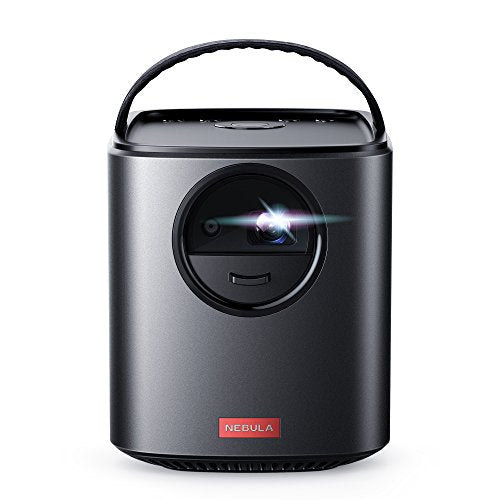 Nebula, by Anker, Mars II 300 ANSI Lumen Home Theater Portable Projector with 720p 30 to 150 Inch DLP Picture, Home Entertainment, 10W Speakers, Android 7.1, 1-Second Autofocus, Movie Projector