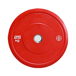 Barbell Plates Dumbbell Plate with Heavy Duty Stainless Steel, Colorful Bumper Plate in Different Weight, 5KG/10KG/15KG/20KG/25KG Barbell Weight Plate Strength Training Equipment (Size : 25KG2)