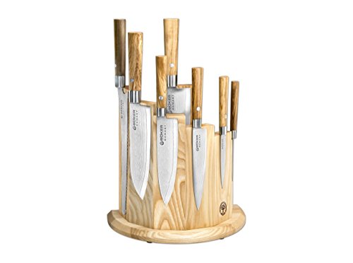 The Excellent Quality Damascus Olive Set