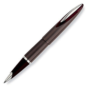 Cross Verve Merlot Selectip Rolling Ball Pen with 18 Karat White Gold Plated Appointments