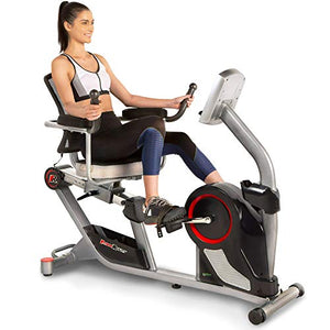 Fitness Reality X-Class 450SL Bluetooth Smart Technology Magnetic Recumbent Exercise Bike with 24 Workout Programs and Free App