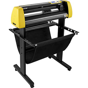 VEVOR Vinyl Cutter Machine, 34" Max Paper Feed Cutting Plotter with Camera Contour Cutting