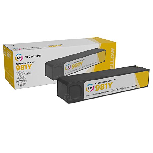 LD Remanufactured Ink Cartridge Replacement for HP 981Y Extra High Yield (2 Black, 1 Cyan, 1 Magenta, 1 Yellow, 5-Pack)