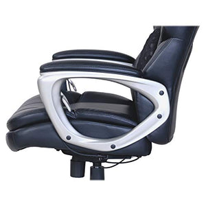 Lorell 47422 Wellness by Design Chair, 46.8" x 26.8" x 30", Black