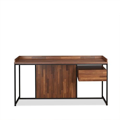 Acme Sara Desk, Walnut & Sandy Black
