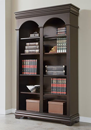 Martin Furniture Beaumont Double Open Bookcase - Fully Assembled