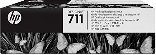 HP 711 Designjet Printhead Replacement Kit (C1Q10A) for HP DesignJet T120 24-in Printer HP DesignJet T520 24-in Printer HP DesignJet T520 36-in PrinterHP DesignJet printheads help you respond quickly by providing quality speed and easy hassle-free printin