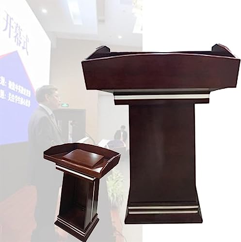 SMuCkS Solid Wood Lectern Podium for Conference Room and Events (Color: #2)