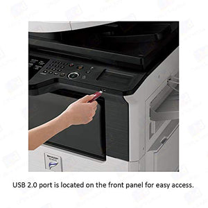 Sharp MX-M314N A3 Monochrome Laser Multifunction Copier - 31ppm, Copy, Print, Network Print/Scan, Email, USB, Auto Duplex, 2 GB Memory, 2 Trays, Cabinet