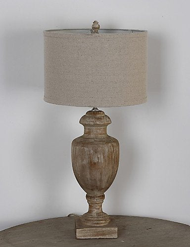 SSBY Traditional Single Head Creative Industial Vintage Do Old Color Wooden Table Lamp for Indoor Decorate Dest Light , 110-120v