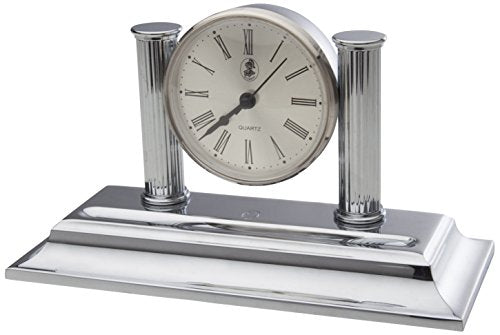 El Casco Clock & Pen Holder Chrome M662CT