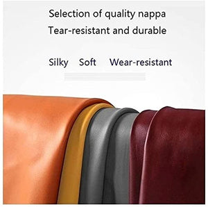 None Round Vintage Negotiating Home Table Chair 5-Piece Modern Combination Simple Reception Leisure Leather Coffee Sofa Seat Office (Orange/Yellow)
