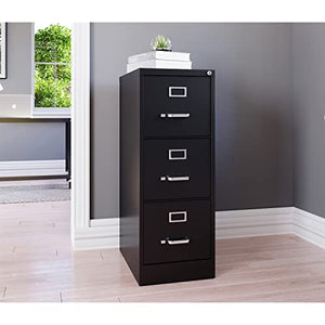 Lorell Fortress Commercial File Cabinet, Black