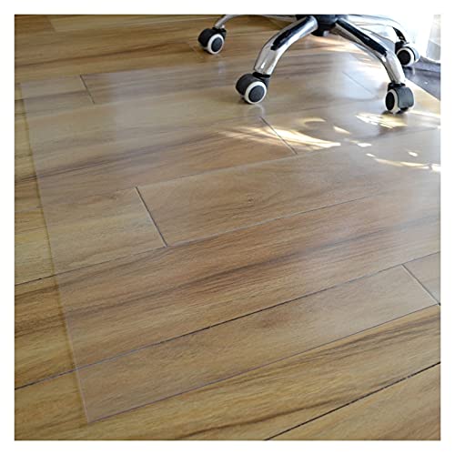 ZWYSL Clear Chair Mat for Hard Floors, Non-Slip Scratch Resistant, Transparent Office Home Floor Protector - Clear-1.5mm, 200x300cm