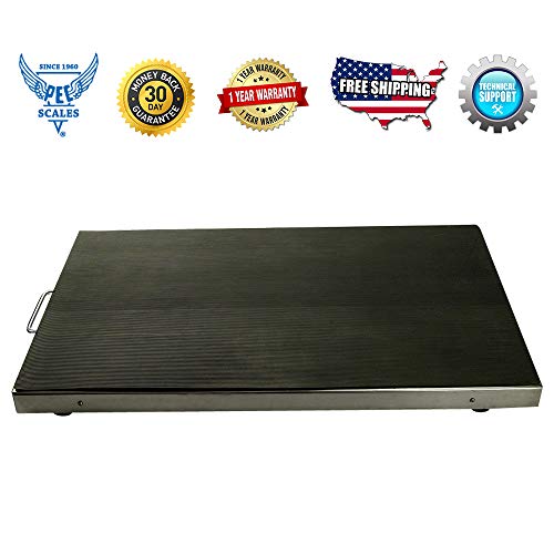 PEC Scales 700lbs Vet Animal Scale/Livestock Scale, Digital Weighing Equipment for Small to Medium Sized Animals Calf/Goat/Sheep/Pigs/Dogs/Cat or Pets (38″ x 20″ x 2″)