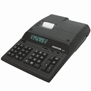 MONROE MNE8130B 8130 Black Calculator - 12-Digit Display