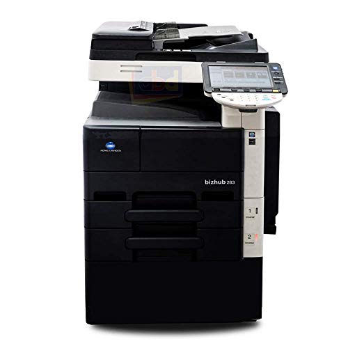 Konica Minolta Bizhub 223 A3 Monochrome Laser Multi-Function Copier - 22ppm, Copy, Print, Scan, Auto Duplex, Network, 1800 x 600 DPI, 2 Trays, Stand (Renewed)