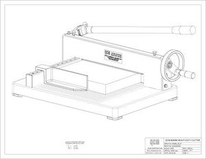 QCM 8200M Heavy Duty Desktop Stack Paper Cutter
