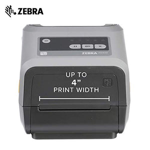 Zebra - ZD420c-Ribbon-Cartridge Desktop Printer for Labels and Barcodes - Print Width 4 in - 300 dpi - Interface: Ethernet, USB - ZD42043-C01E00EZ (Renewed)