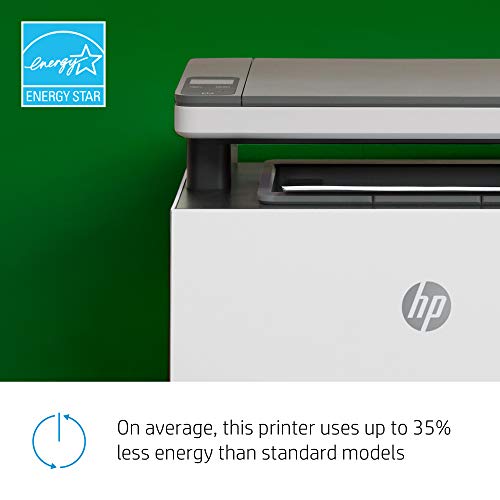 HP Neverstop All-in-One Laser Printer 1202w | Wireless Laser with Cartridge-Free Monochrome-Toner-Tank (5HG92A)