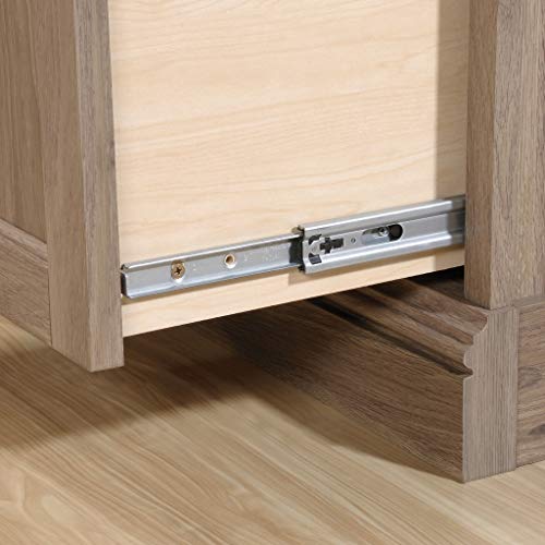 Sauder 418270 Barrister Lane L-Desk, L: 68.90" x W: 68.90" x H: 31.85", Salt Oak finish