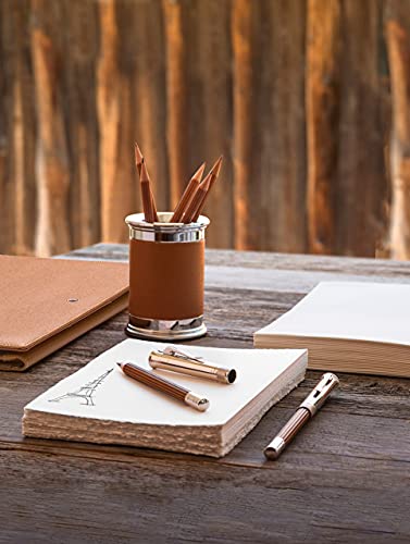 Graf von Faber-Castell Magnum Platinum Plated Perfect Pencil - Brown