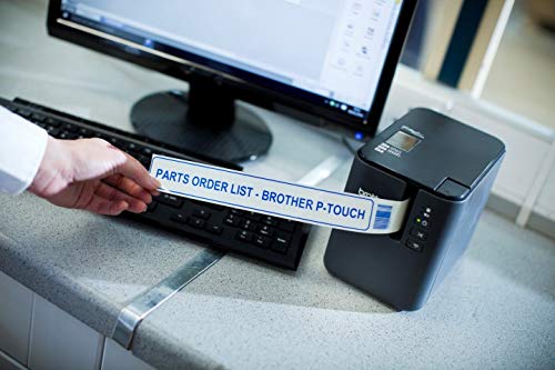 Brother P-Touch PT-P900W Industrial High Resolution Laminate Label Printer with Wi-Fi, Up to 36mm Labels, 360 dpi, 3.1 IPS, Standard USB 2.0, Serial, Built-in Wi-Fi