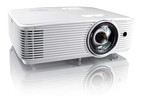 Optoma EH412ST Short Throw 1080P HDR Professional Projector | Super Bright 4000 Lumens | Business Presentations, Classrooms, or Meeting Rooms | 15,000 hour lamp life | Speaker Built In | Portable Size