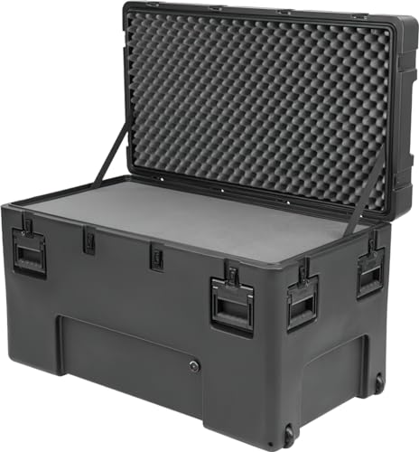 Generic SKB Cases 3R4222-24B-LW rSeries 4222-24 Case with Layered Foam Interior and Built-in Wheels