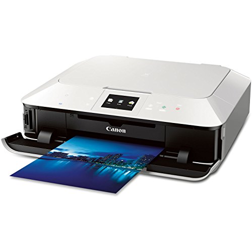 Canon PIXMA MG7120 Wireless Color Photo All-In-One Printer, Mobile Smart Phone and Tablet Printing, White