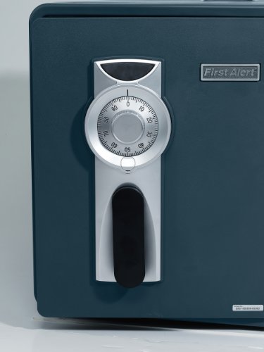 First Alert 2087F Waterproof and Fire-Resistant Bolt-Down Combination Safe, 0.94 Cubic Feet