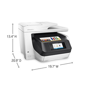 HP M9L74A OfficeJet Pro 8720 All-in-One Printer, White (Renewed)