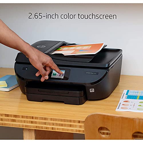 HP Envy Photo 7855 All in One Photo Printer with Wireless Printing, Scan, Copy, Fax, HP Instant Ink Ready, K7R96A (Renewed) Bundle with DGE USB Cable + Small Business Productivity Software